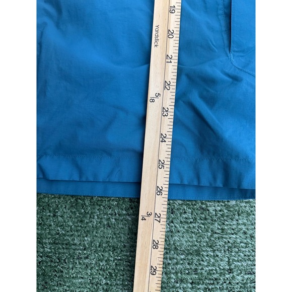 Rohan Jacket Mens Large Blue Hooded Water Resistant Outdoor Hiking Shell Travel - Picture 5 of 7